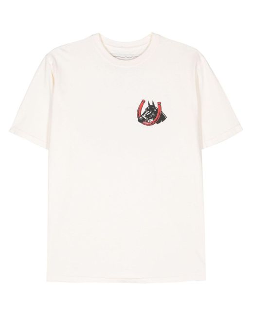 One Of These Days T-shirt Met Logoprint in het White voor heren