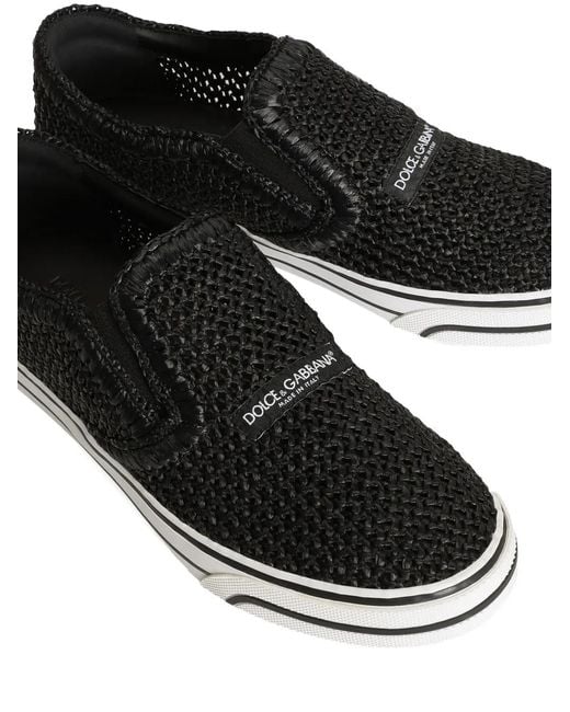 Dolce & Gabbana Black Dg Sailing Sneakers for men