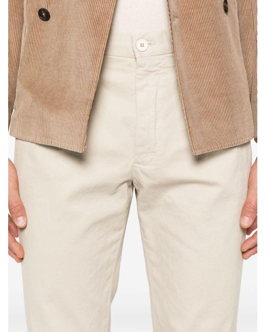 Incotex White Slim Chinos for men