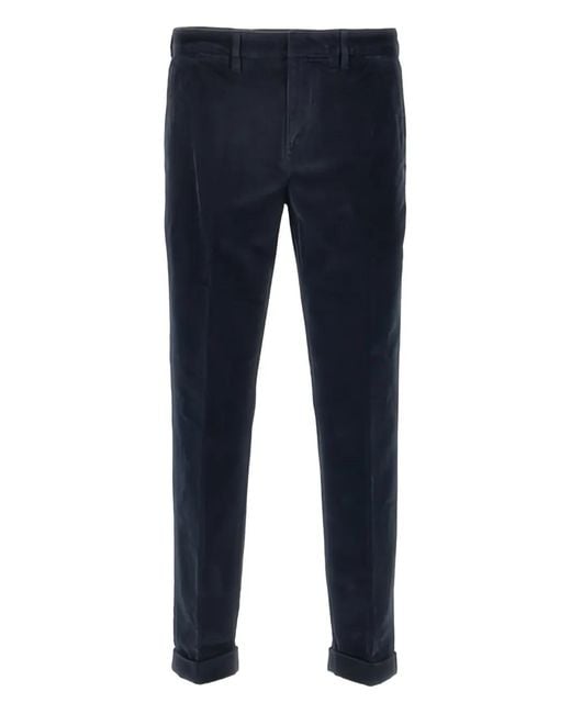 Fay Blue Tailored Trousers for men