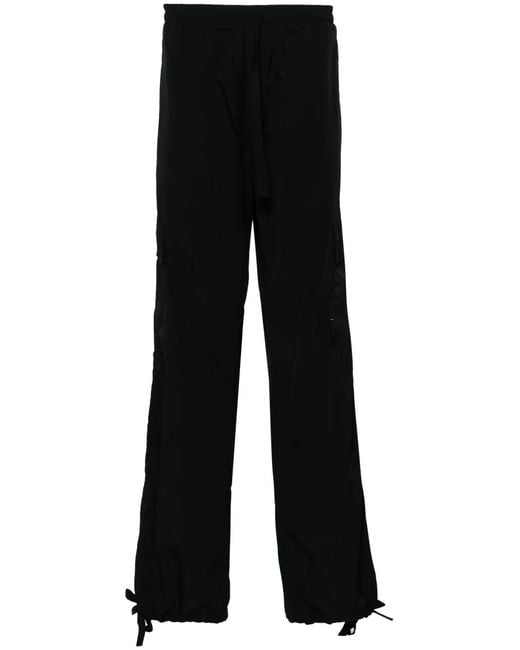 MSGM Black Trousers for men