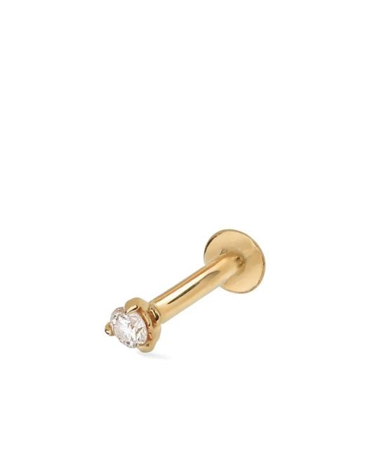 Lark & Berry Metallic 14Kt Modernist Diamond Earring