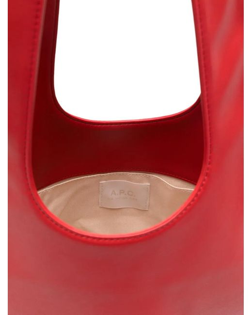 A.P.C. Red Tote Bags