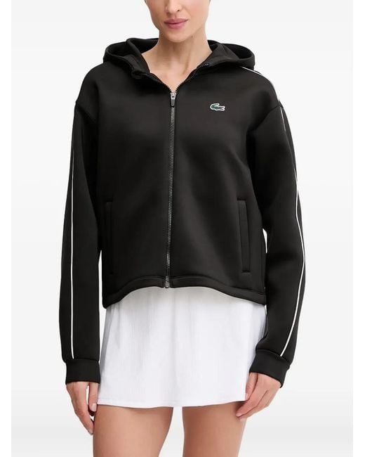 Lacoste Black Stripe Zip Jacket