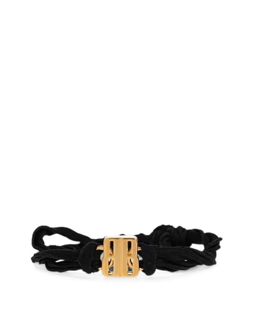 Balenciaga White Nano Ribbon Bb Bracelet