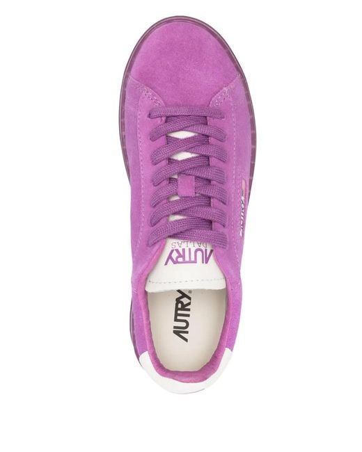 Autry Purple Electric Dallas Sneakers