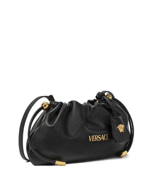 Versace Black Lamb Leather Minibag