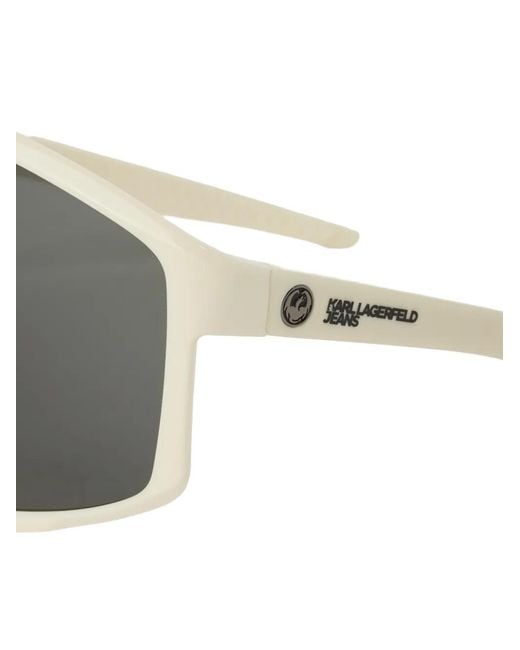 Karl Lagerfeld Gray Geometric Sunglasses