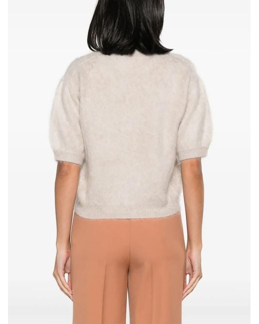 Lisa Yang Natural Crew-Neck Cashmere Jumper
