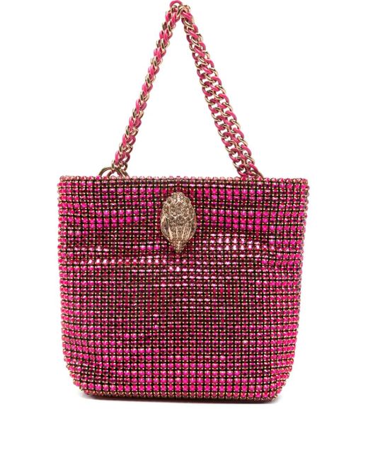 Kurt Geiger Red Crystal-Embellished Mini Bag
