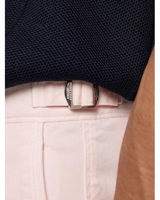Orlebar Brown Pink Buckle Shorts for men