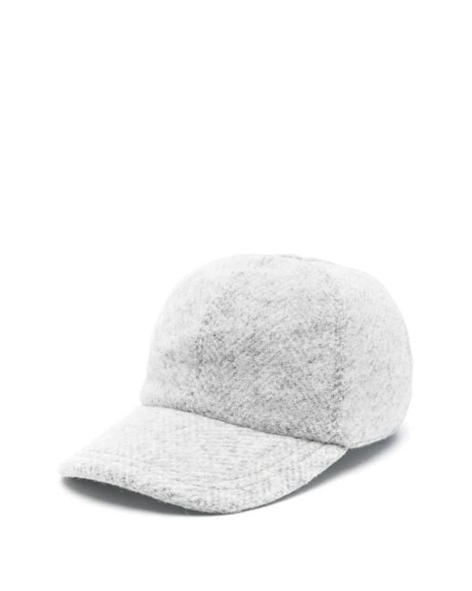 Cappello Da Baseball Con Cinturino di Lorena Antoniazzi in White