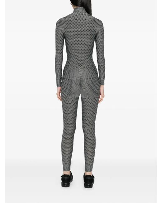 Tessitura Body Couture Gray 3D Move Jumpsuit