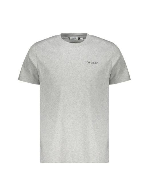 Off-White c/o Virgil Abloh Gray Arrows-Motif T-Shirt for men