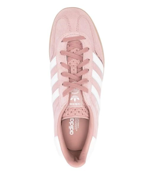 Adidas Pink Gazelle Sneakers aus Wildleder