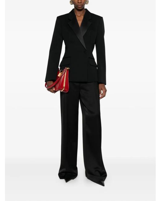 Lanvin Black Notched-Lapel Blazer