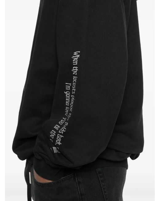 Ann Demeulemeester Black Ollie Hoodie for men