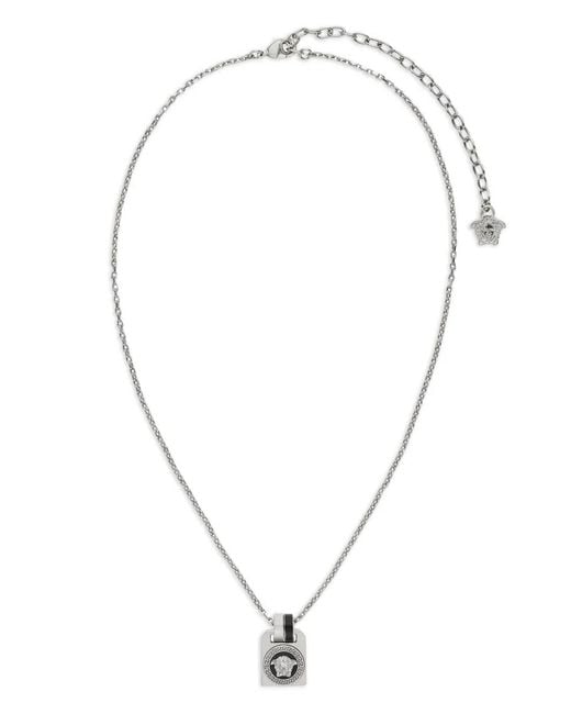Versace Metallic Medusa-Pendant Necklace for men