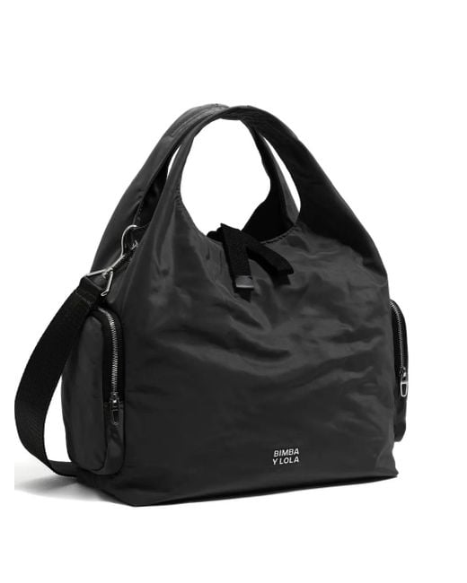 Bimba Y Lola マルチポケット ハンドバッグ Black