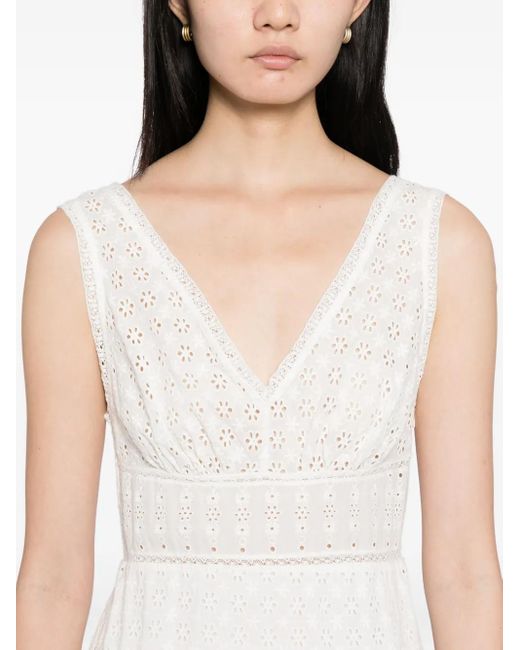 Rixo White Jocelyn Dress