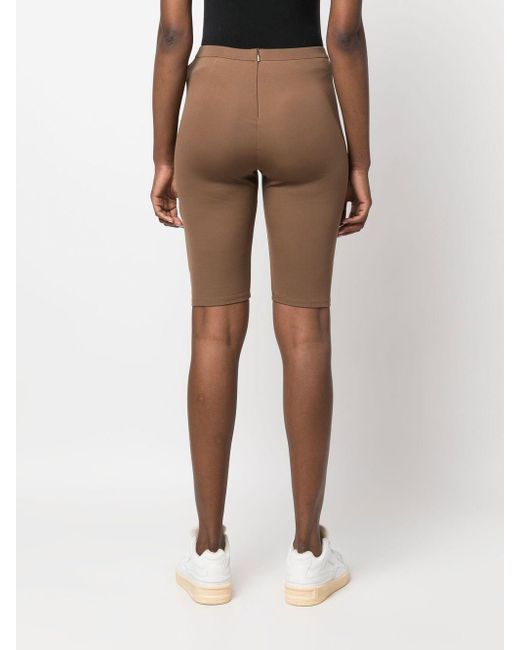 Pantalones cortos de talle alto Max Mara de color Brown