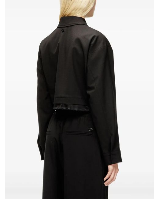 DIESEL Black J-Tlng-Femr2 Cropped Jacket