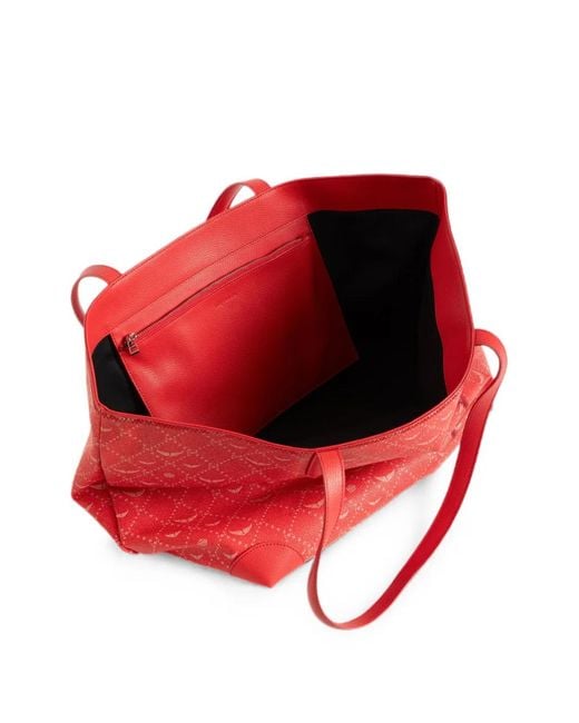 Zadig & Voltaire Red Z Shopper Xl Monogram Bag