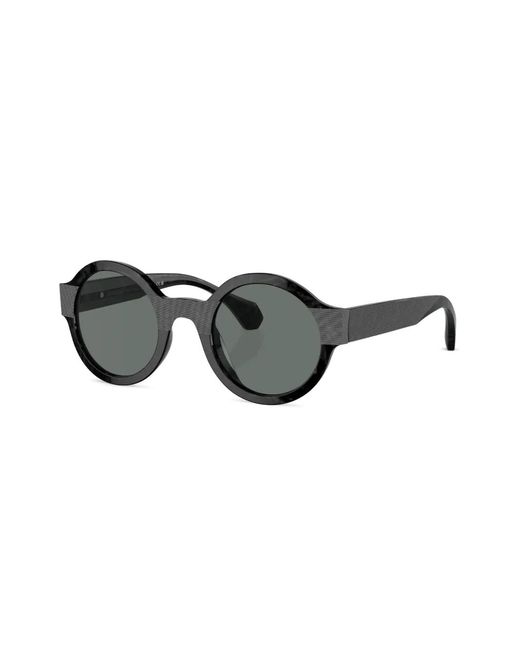 Alain Mikli Gray Round-Frame Sunglasses