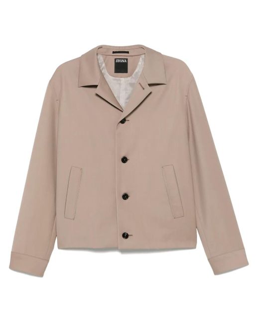 メンズ Zegna ツイル ジャケット Natural
