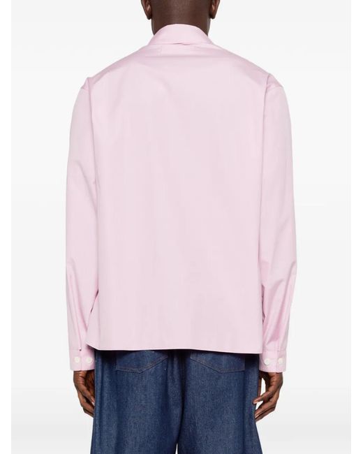 Marni Pink Logo Shirt for men