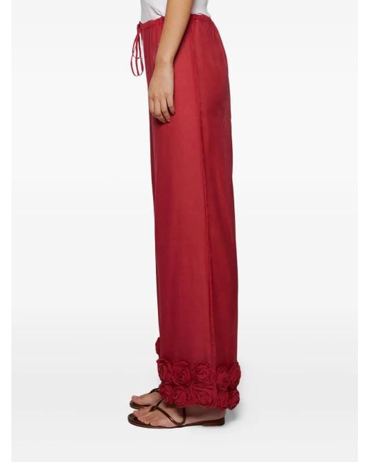 Oseree Red Rose Trousers
