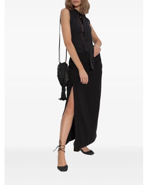Lemaire Black High-Waisted Skirt