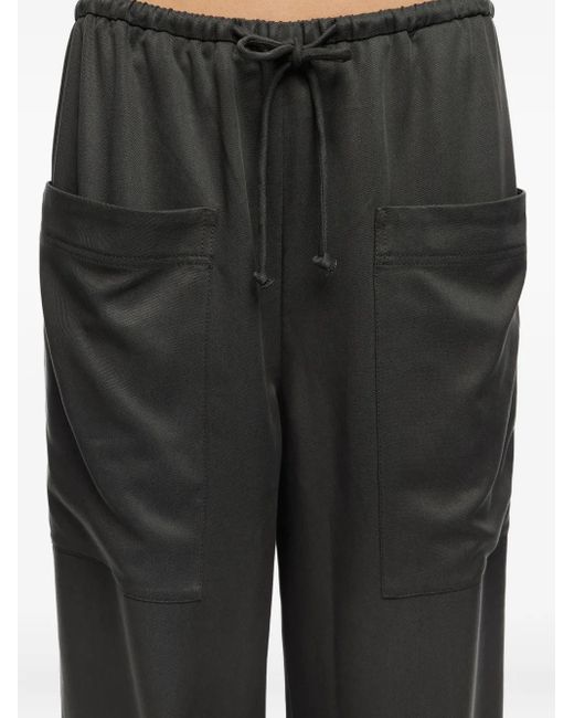 Pantalones con cordones y bolsillo de parche Bimba Y Lola de color Gray