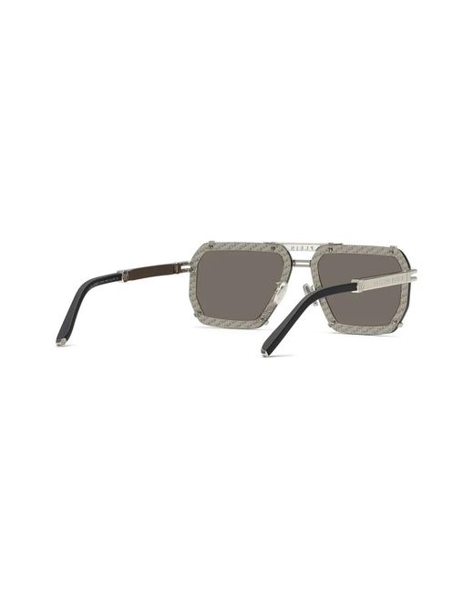Philipp Plein Gray Plein Legacy Sunglasses for men