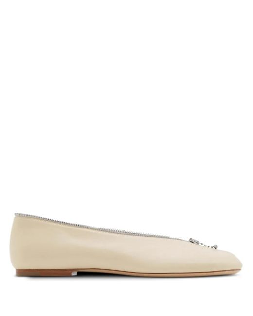Burberry Natural Sadler Ballerinas