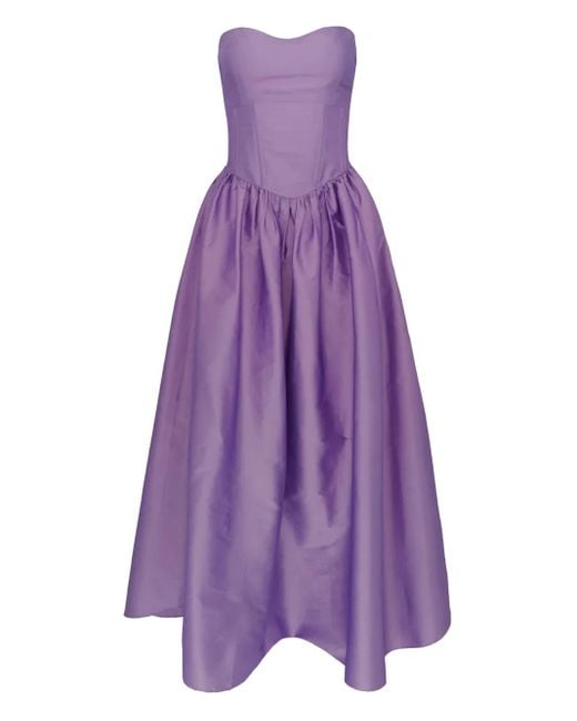 Azeeza Naina コルセットレースアップ ドレス Purple