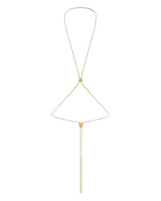 Maison Close White Harness À Ton Cou Body Chain