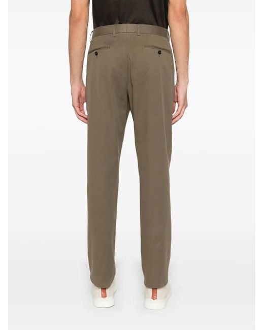 Zegna Natural Tapered Trousers for men