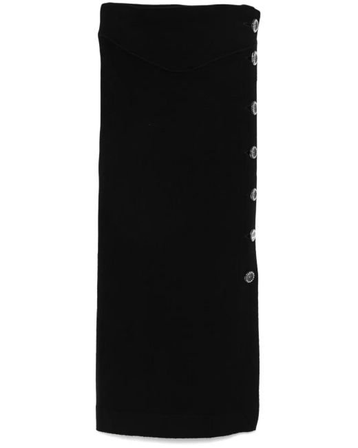 Vivienne Westwood Black Pamela Midi Skirt