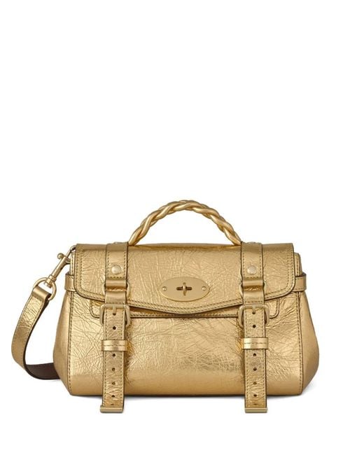 Mulberry Natural Mini Alexa Tote Bag