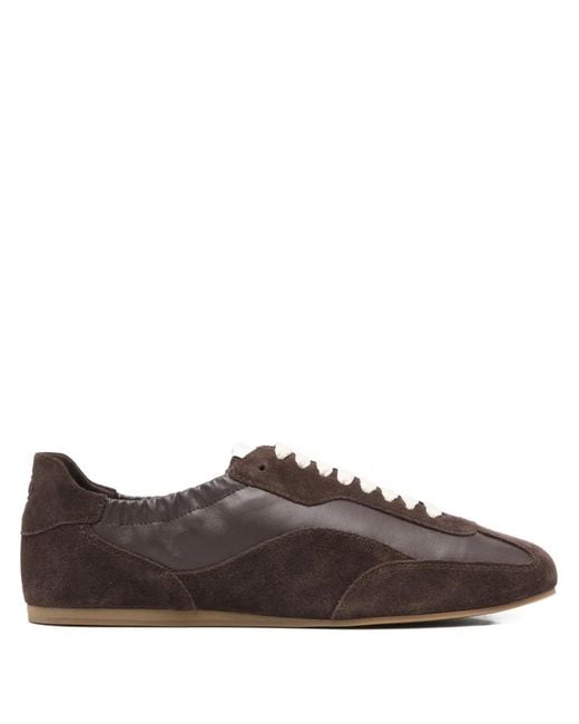 Jonathan Simkhai Brown Georgie Elasticized Sneakers