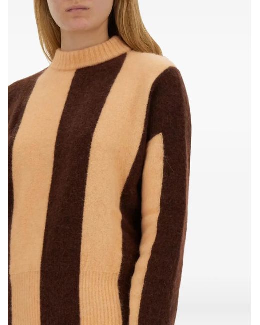 Alysi ストライプ セーター Brown