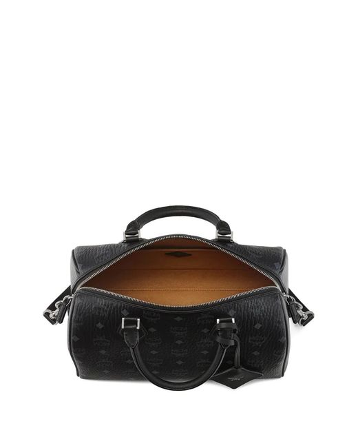 MCM Black Ella Boston Tote Bag