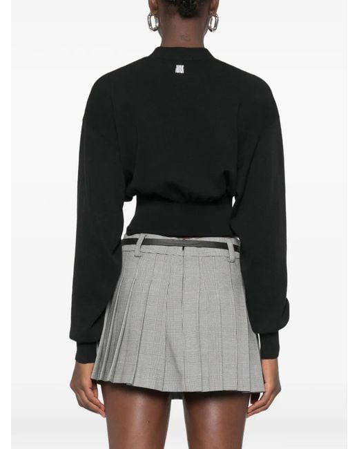 WRSTBHVR Black Lauren Button-Up Cardigan
