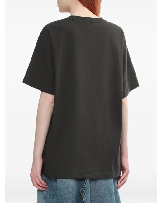 we11done ショートスリーブ Tシャツ Black