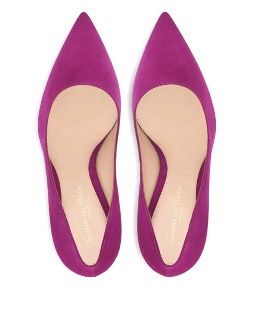 Gianvito Rossi Pink 105Mm Gianvito Suede Stiletto-Heel Pumps