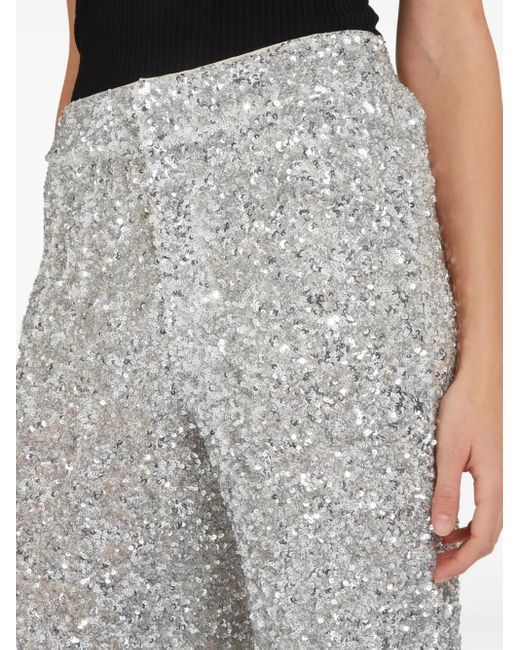 Pantalones Mame Alice + Olivia de color Gray