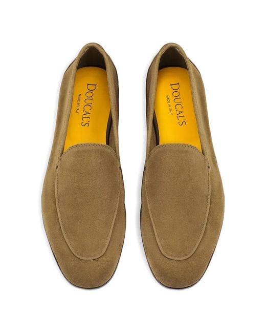 Doucal's Multicolor Suede Loafers