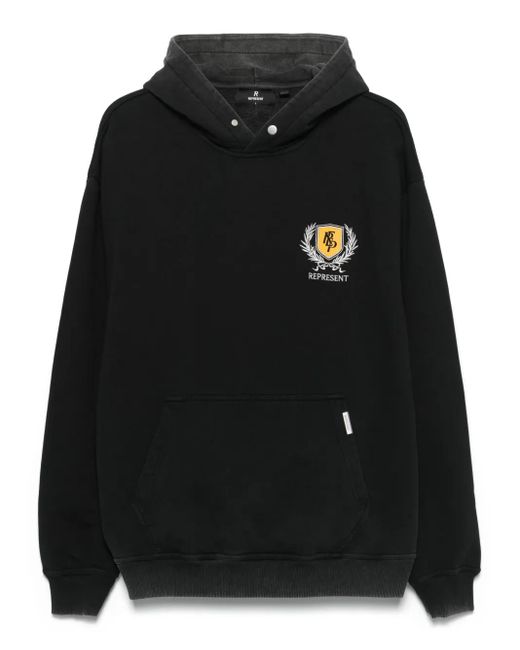 メンズ Represent Crest パーカー Black