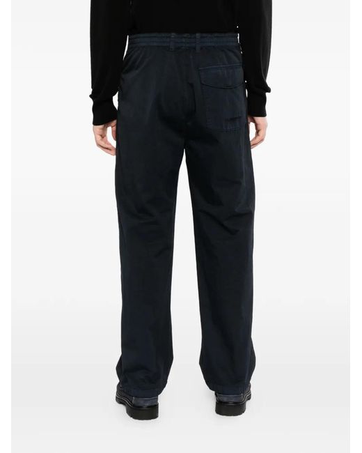 Massimo Osti Studio Blue Patch Pocket Trousers for men